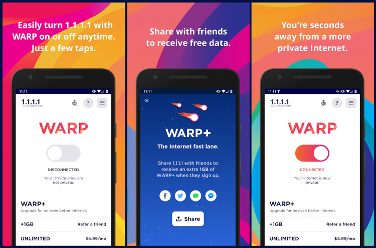 1.1.1.1 vpn скачать на андроид