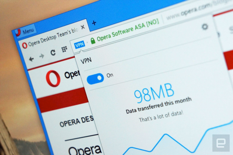 Почему в опере не работает впн