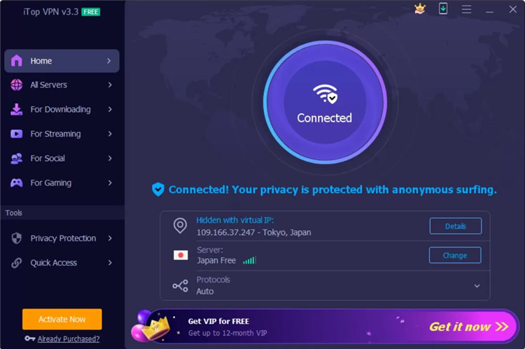 Whoer vpn код активации